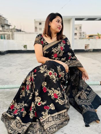 Premium Dhupian Slik Saree